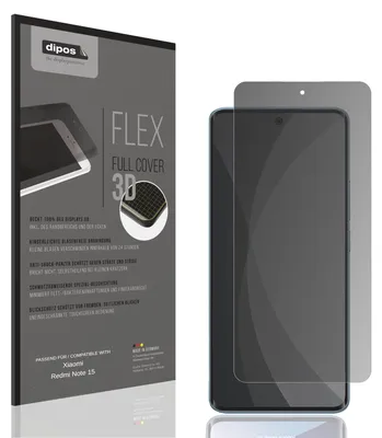 Produktbild von Full Cover Privacy Blickschutzfolie für Xiaomi Redmi Note 15 Folie Anti-Shock