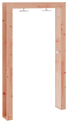Image de Douche d'extérieur vidaXL 226 cm en bois massif de douglas et acier inoxydable naturel