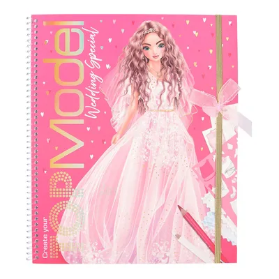 Produktbild von Depesche Create your TOPModel Wedding Special, Malbuch für Kinder