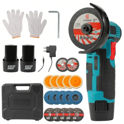 Zdjęcie produktu dla 19500rpm 12V Mini szlifierka kątowa Szlifierka bezprzewodowa Akumulator litowy Szlifierka do ładowania Cushing Power Tools