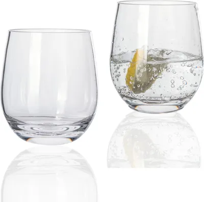 Produktbild von Moritz 2 Stück Tiamo Camping Gläser Wassergläser Tumbler bruchfest kratzfest Wasser Gläser 370 ml
