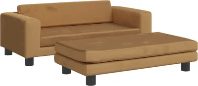 Obrázok produktu pre Pelech pre psa s nadstavcom hnedý 100x50x30 cm zamat