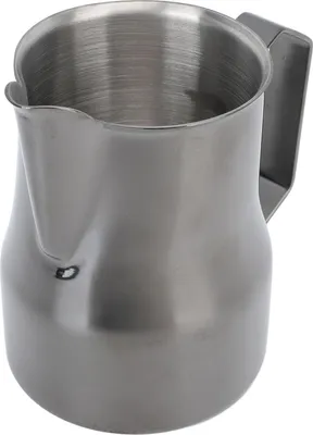 Obrázek produktu pro Džbán na mléko 450 ml z nerezové oceli 304, napěňovač kávy, nekapající džbán na kávu, titanově černý