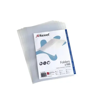 Produktbild von REXEL Sichthülle Economic A4 PP genarbt 0,10 mm