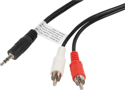 Obrázok produktu pre LANBERG Minijack 3.5mm(M) 3 PIN->2x RCA(CINCH)(M) Kabel 1,5m