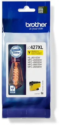 Produktbild von Brother LC-427XLY Druckerpatrone 1 Stück(e) Original Hohe (XL-) Ausbeute Gelb