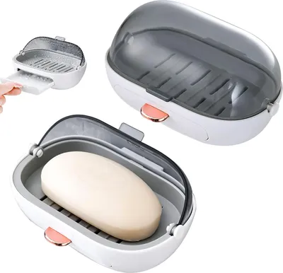 Produktbild von Seifenhalter - Wasserdicht und Staubdicht - 1 Stück - ABS - 13 x 10 x 8,5 cm