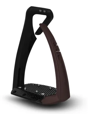 Image de Étriers Free Jump Stirrups Soft Up Pro Plus Black Choclate Noir Marron