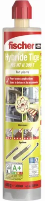 Produktbild von Hybridharz FIS HT II 300T FISCHER Steinton - Kartusche 300 ml - 520104