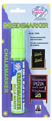 Produktbild von 1x Kreidemarker grün Schreibbreite 3-15mm