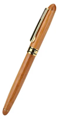 Obrázek produktu pro Sada pro kaligrafii, plněná pera, bambusová rukojeť, různé velikosti hrotů: 0,7–2,9 mm, 1 kus