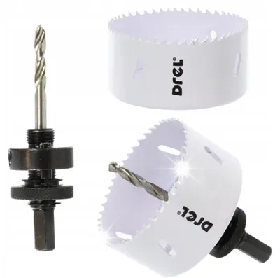 Produktbild von Lochsäge 102mm mit Adapter für Holz und Gipskarton