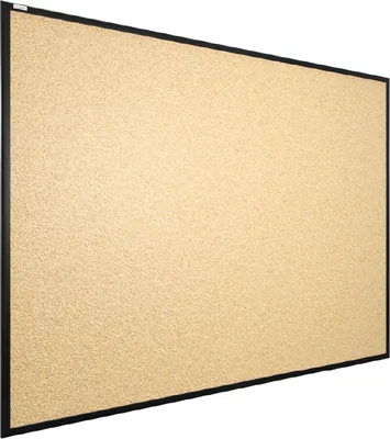 Produktbild von Pinnwand mit schwarzem Naturholzrahmen 120x90cm