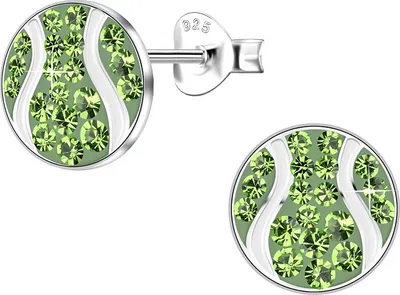 Produktbild von Ohrringe Kinder Silber 925: Ohrstecker Tennisball
