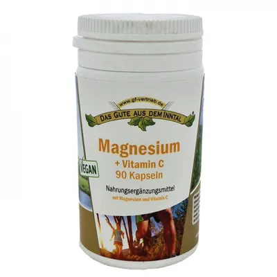 Zdjęcie produktu dla Magnez + Witamina C w kapsułkach 90 kapsułek