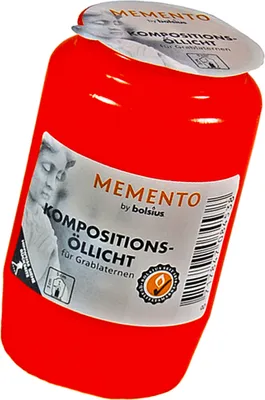Produktbild von Bolsius Kompo-Öllicht Nr.3 rot