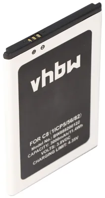 Produktbild von Li-Ion-Akku - 3000mAh (3.8V) für Handy, Smartphone, Telefon wie Oukitel 1ICP5/56/82