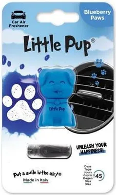 Obrázok produktu pre Vôňa do auta "Blueberry Paws", modrá, LITTLE PUP 7640186843638