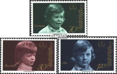 Produktbild von Briefmarken Liechtenstein 1975 Mi 620-622 (kompl.Ausg.) gestempelt Bildnisse
