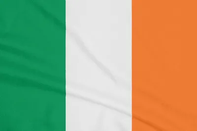 Produktbild von Flagge Irland mit Ösen - reißfest - 90 x 150 cm