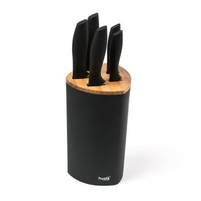 Immagine prodotto di Husla set di 5 coltelli da cucina in ceppo 31258
