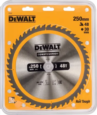 Produktbild von DeWalt Kreissägeblatt stat. 250/30 mm 48WZ