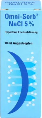 Produktbild von Omni-Sorb Augentropfen zur Entquellung von Hornhautödemen  und zur Wiederherstellung des osmotischen Hornhautgleichgewichts, 10 ml Lösung