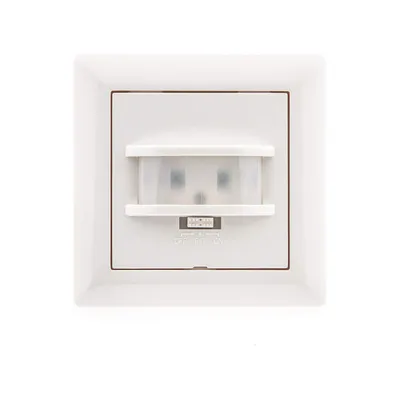 Produktbild von Bewegungsmelder Infrarot Bewegungssensor 170° Innen LED max. 300W Schaltleistung Sensor für Schalterserien 55x55mm 2 Sensoren