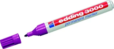 Zdjęcie produktu dla Marker permanentny edding 3000 czerwono-fioletowy Opakowanie 10 sztuk