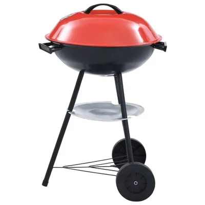 Immagine prodotto di vidaXL Griglia a carbone portatile XXL con ruote 44 cm