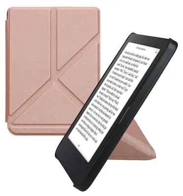 Produktbild von kwmobile Schutzhülle für Kobo Clara 2E / Tolino Shine 4 Hülle - Kunstleder Case - eReader Klapphülle mit Auto Sleep Funktion - Cover mit Ständer -