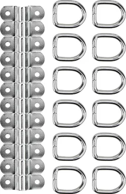 Produktbild von Autoanhänger-Zurrgurt mit D-Ring, sichere Zurrgurte, Abschleppankerhaken für LKWs, RVV, Wohnmobile, Vans, ATVs, SUVs, Boote