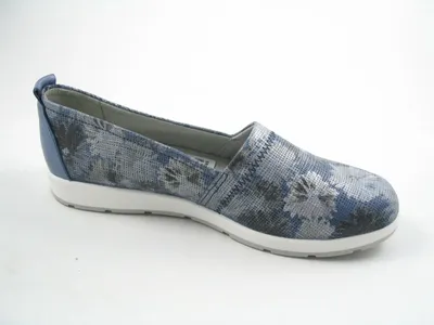Produktbild von Comfortabel Damen  Slipper bequem blau Gr. 40
