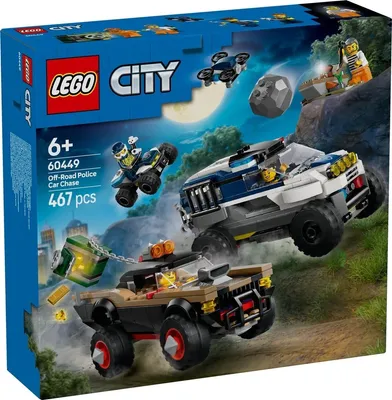 Produktbild von LEGO® City 60449 Verfolgungsjagd im Polizeigeländewagen