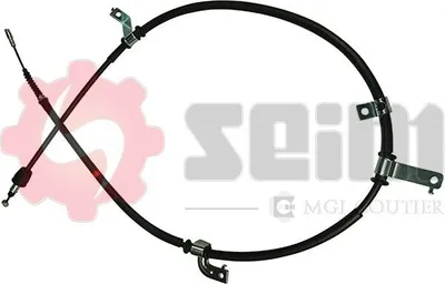 Produktbild von SEIM Handbremsseil Seilzug Feststellbremse für HYUNDAI SANTA FÉ II (CM) Hinten Links 554967
