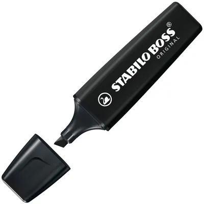 Produktbild von STABILO BOSS ORIGINAL, 1 Stück(e), Schwarz, 18 Jahr(e), Meißel, Schwarz, Kunststoff