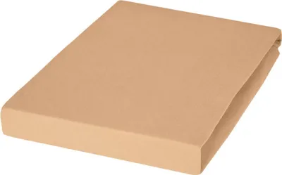 Zdjęcie produktu dla Janine Elastic-Jersey, 95% Baumwolle, 5% Elasthan Spannbettlaken TO SpB.200x200 1 teilig TOPPER 5001-37-377 nougat
