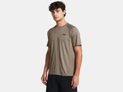 Produktbild von T-Shirt Under Armour Tech Textured Senior S braun