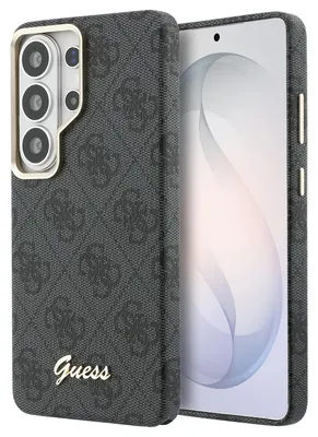 Obrázok produktu pre Case Guess 4G Script MagSafe for Samsung Galaxy S26 Ultra black (GUHMS26L5P4FWMSK)