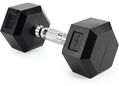 Zdjęcie produktu dla Hantle sześciokątne - Żeliwo - 2,5 kg do 35 kg - Powłoka gumowa - Ergonomiczny uchwyt