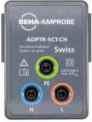 Produktbild von Beha Amprobe 4969385 ADPTR-SCT-CH Adapterstecker Steckdosenprüfadapter (4969385)
