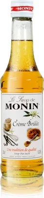Produktbild von Monin Créme Brûlée Sirup, 250 ml Flasche - für Cocktails, zum Kaffee oder Koche