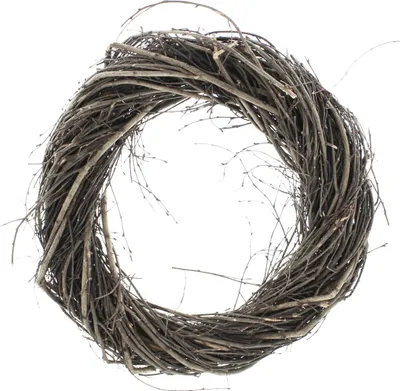 Produktbild von großer Deko-Kranz aus Reisig, Ø 45 cm, braun, Reisigkranz