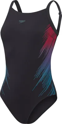 Produktbild von Speedo Shaping Scoop Neck 1Pc Plmt Af Blk/Pnk Black/Magenta/Pool 44