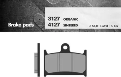 Obrázek produktu pro Brzdové destičky Brenta FT3127 organic