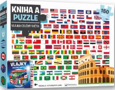 Immagine prodotto di Libro e puzzle Bandiere del mondo