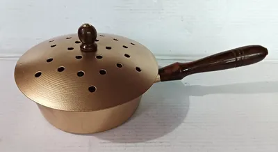 Image de Elzusha - Brûleur d'encens avec poignée en bois, idéal pour une utilisation à la maison