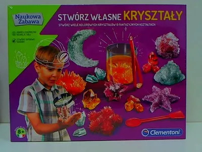 Zdjęcie produktu dla Cle Naukowa Zabawa Stworz Wlasne Krysztaly 50069