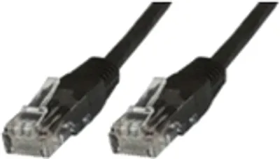 Produktbild von Microconnect UTP6003S, 0,3 m, Cat6, U/UTP (UTP), RJ-45, RJ-45, Schwarz