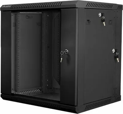 Immagine prodotto di Lanberg WF02-6612-10B Armadio rack 12U a parete nero